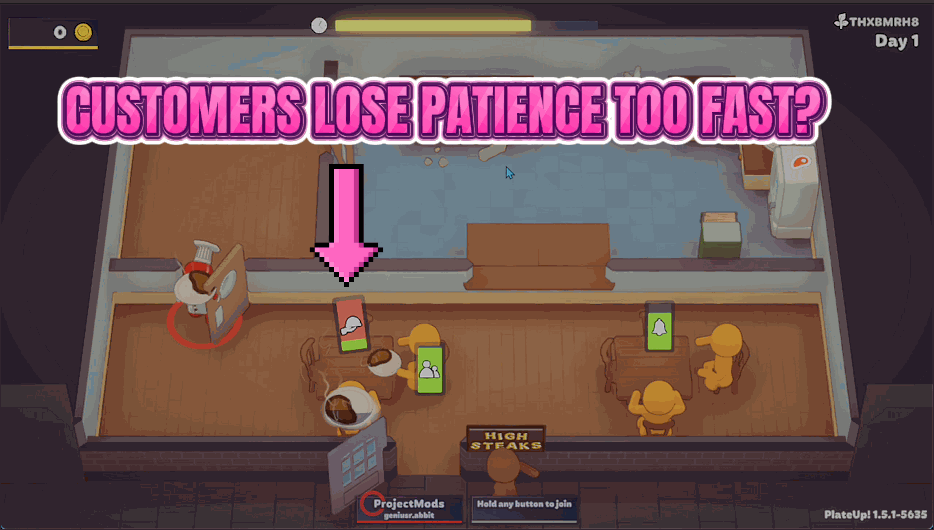 PlateUp! — Regulars Only (Endless Patience)